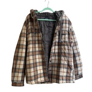 Prana Men’s Flannel Shacket, XL